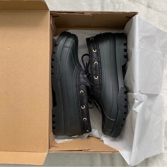 Sperry Duckling Matte Black Boots - Picture 6 of 8